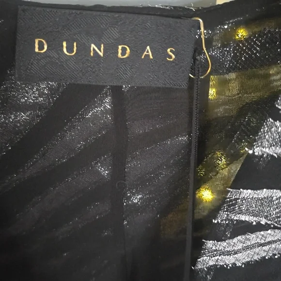 Nwt DUNDAS Black and Gold Metallic Dress sz 38 Retail 2180! is available  for purchase on au PAY Market - Imported Goods Online Store Co.Ltd. | au  PAY Market - Online Shopping Site